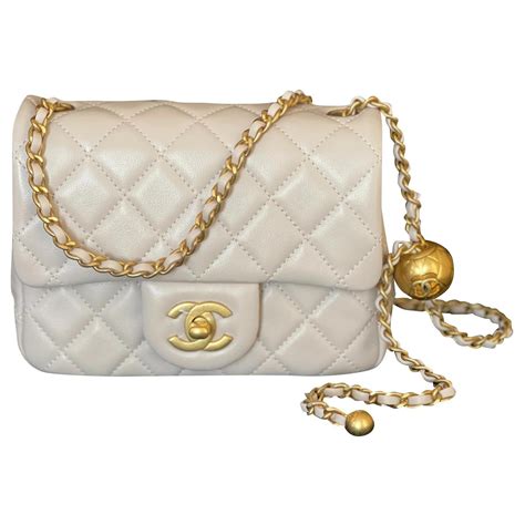 chanel pearl crush beige|vintage Chanel single flap.